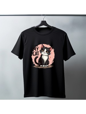 Timisiva Erkek Kadın Premium Tişört %100 Pamuk Oversize Basic Günlük Şık T-Shirt