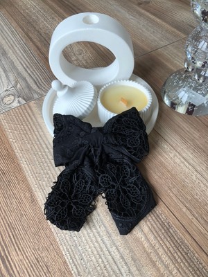 Sp Accessories Fiyonk Kurdele Model Siyah Otomatik Klipsli Toka