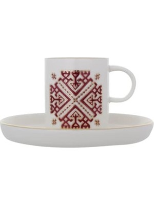 Daisy Store Kahve Takımı, 12 Parça, Desenli