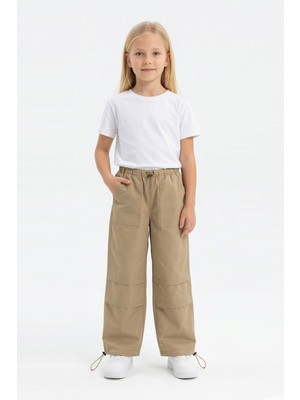 Isobel Isob Unisex Çocuk Lastikli Paraşüt Kumaş Pantolon 8-11 Yaş 7001