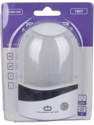 Daisy Store 1 Watt Ledli Fotoselli Sensörlü Gece Lambası