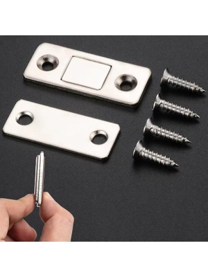 Daisy Store 8 Adet Mıknatıslı, Dolap Kapak Tutucu, Sürgülü Dolap, Çekmece Mobilya, Durdurucu, Kapatıcı, Mıknatıs,