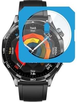 Daisy Store Gt5 46MM Için 2'li Paket (2 Adet) Kolay Kurulum Otomatik Hizalama Aparatlı Şeffaf 9h Sertliğinde Gerçek Temperli Cam Ekran Koruyucu