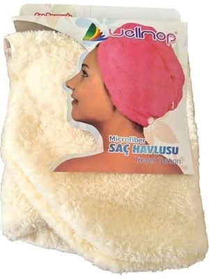 Daisy Store Saç Havlusu Ekru