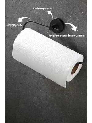 Daisy Store Kağıt Havluluk Açık Solo Kağıtlık Siyah S-113