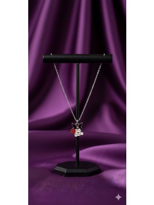 Kuromi Temalı Kolye