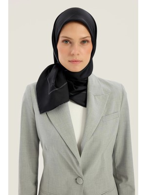 Maisa Pak Tivil Ipek Eşarp 90*90 cm - Antrasit