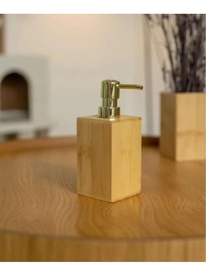 Daisy Store Doğal Bambu Ahşap Sabunluk Suya Dayanıklı Şık ve Pratik Mutfak Banyo Lavabo Aksesuarı