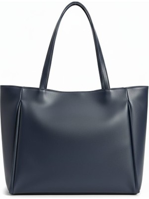 ÜçKol Ticaret Geniş Iç Hacimli Nubuk Görünümlü Deri Shopper Çanta