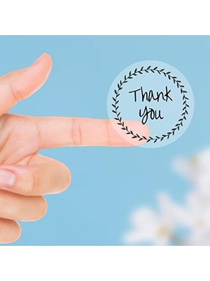 Daisy Store Şeffaf Sticker, Thank You 10 Sayfa