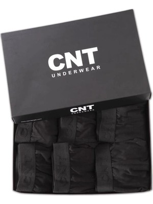 Cnt Erkek Boxer Likralı 6'lı Premium Paket