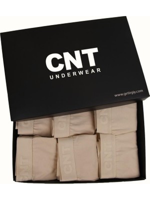 Cnt Erkek Boxer Likralı 6'lı Premium Paket