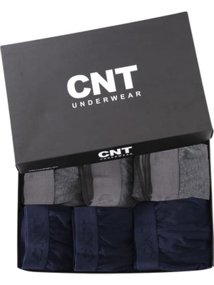 Cnt Erkek Likralı Boxer Özel Kutusunda Premium Boxer