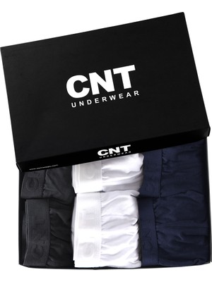 Cnt Erkek Boxer Likralı 6'lı Premium Paket