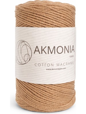 Akmonia Makrome Pamuk 250GR  2mm Zincir Ip, Çanta,runner,dekarayon,sepet