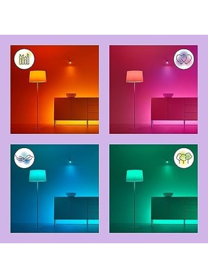 Daisy Store Wiz Wi-Fi 40W Renkli Akıllı Mum Tipi Ampul C37 E14