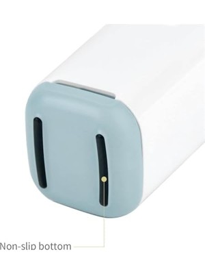 Daisy Store Diş Fırçası Tutucu, Ayrılabilir Diş Fırçası ve Diş Macunu Organizatörü, Ayarlanabilir Bölmeli, Kaydırmaz Elektrikli Diş Fırçası Tutucu, Banyo Tezgahı Için Diş Macunu Tutucu (Küçük)