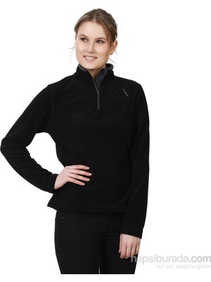 Evolite Fuga Kadın Mikro Polar Sweater - Siyah