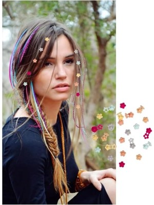 Daisy Store Kadın 24 'lü Saç Süsü Toka, Lastik Toka Seti, Toka Organizer, Toka, Kız Çocuk Toka, Toka Organizer