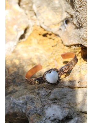 Esre Doğaltaş Takı Bakır Bileklik