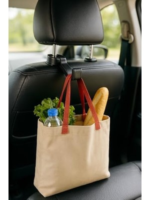 Daisy Store Koltuk Arkası Telefon Tutucu ve Araç Askılığı – 360° Dönebilen Ayarlı Headrest Mount – Araç Içi Tablet/telefon Tutucu + Çanta Askısı – Uyumlu