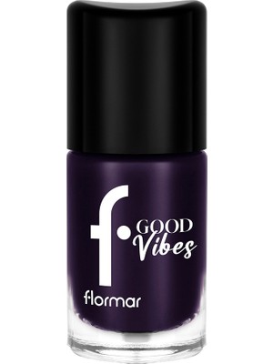 Flormar Good Vibes Yüksek Pigmentli & Parlak Bitişli Nefes Alabilen Oje