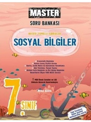 Daisy Store 7. Sınıf Master Sosyal Bilgiler Soru Bankası