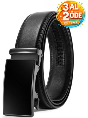 Bosskan Otomatik Tokalı Deliksiz Klasik Erkek Kemeri