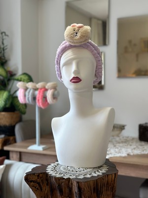 GveG Tasarım Peluş Ayıcık Detaylı Saç Bandı