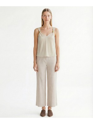 Yargıcı Regular V Yaka Askılı Bluz