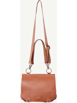 Yargıcı Kapaklı Deri Çapraz Çanta