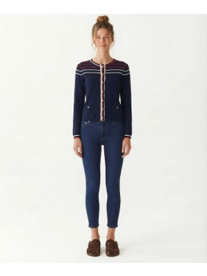 Yargıcı Slim Yüksek Bel Pantolon