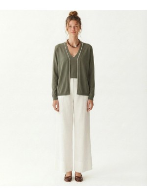 Yargıcı Regular V Yaka Uzun Kol Hırka