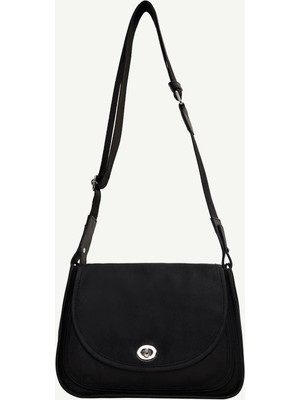 Yargıcı Kilit Detaylı Deri Çapraz Çanta