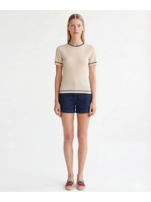 Yargıcı Regular Bisiklet Yaka Kısa Kol Kazak