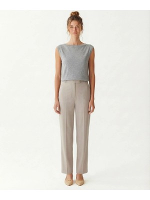 Yargıcı Düz Normal Bel Pantolon