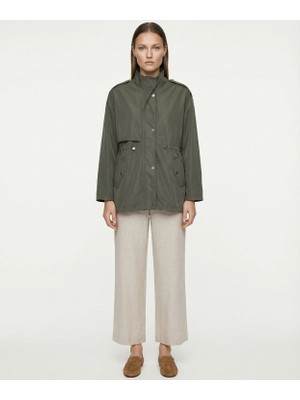 Yargıcı Regular Dik Yaka Uzun Kol Pardösü