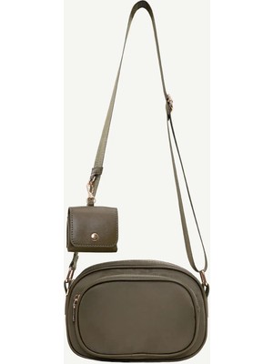 Yargıcı Fermuarlı Kumaş Küçük Çapraz Çanta