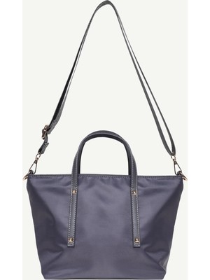 Yargıcı Metal Troklu Kumaş El Çantası