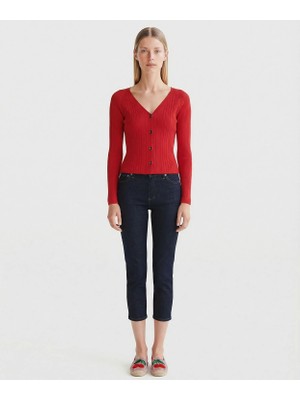 Yargıcı Regular V Yaka Uzun Kol Hırka