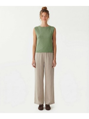 Yargıcı Regular Kayık Yaka Düşük Omuz Kol Kazak