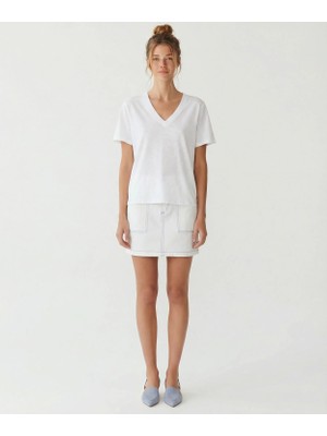 Yargıcı Regular V Yaka Kısa Kol T-Shirt