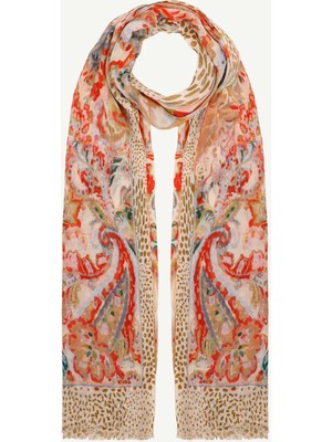 Yargıcı Etnik Desenli Şal