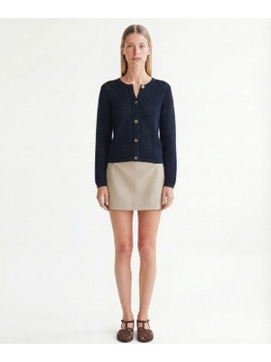 Yargıcı Regular Bisiklet Yaka Uzun Kol Hırka