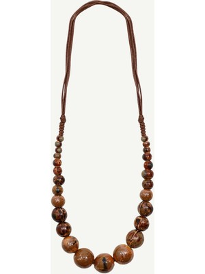 Yargıcı Seramik Boncuklu Ip Kolye