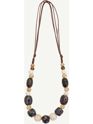 Yargıcı Seramik Boncuklu Kolye