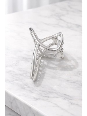 Nati Co Metal Modern Tasarım Saç Tokası – x Model Şık Toka