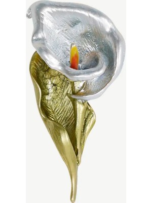 Yargıcı Çiçek Formlu Broş