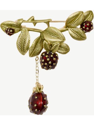 Yargıcı Meyve Figürlü Broş