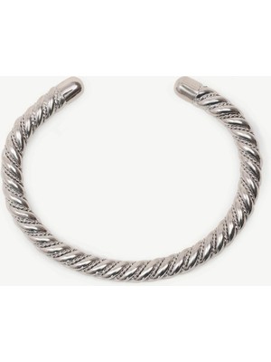 Yargıcı Gümüş Kelepçe Bileklik